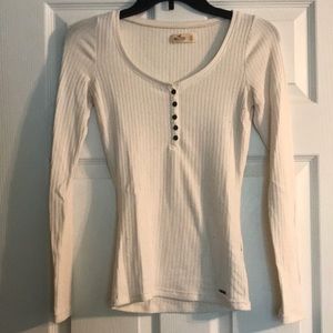 White Hollister top